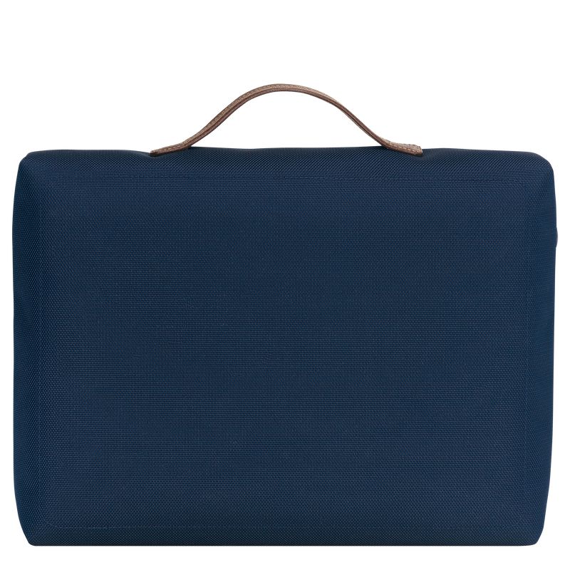 Longchamp Boxford S Men Briefcase Blue | Australia-270NKYDEM