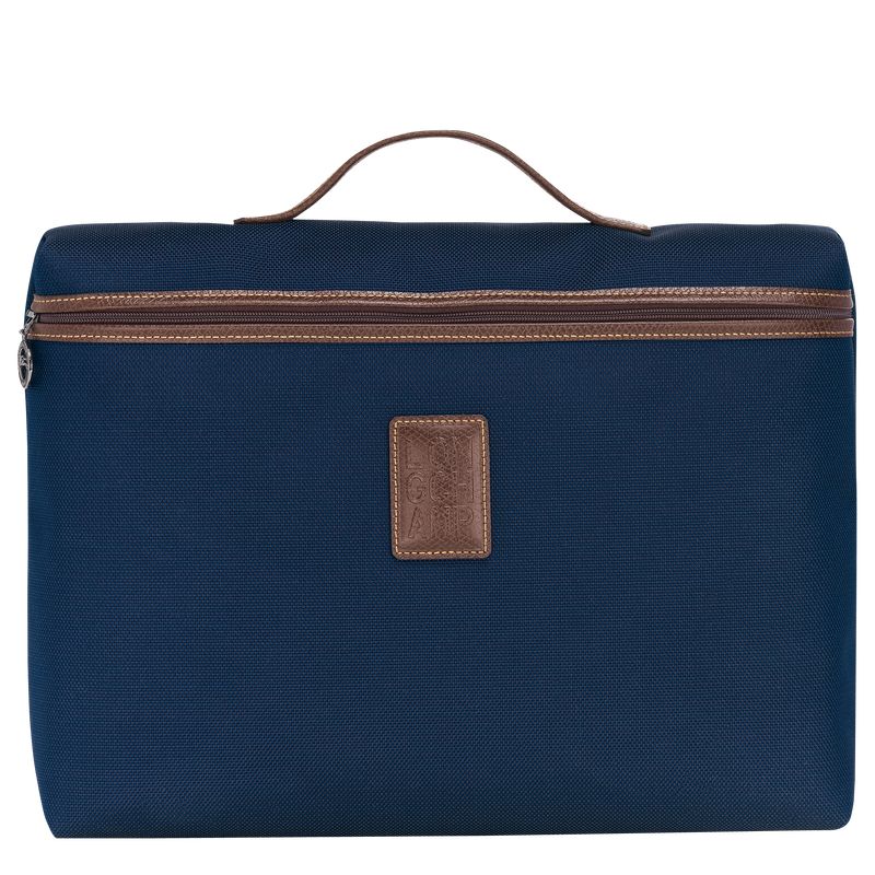 Longchamp Boxford S Men Briefcase Blue | Australia-270NKYDEM