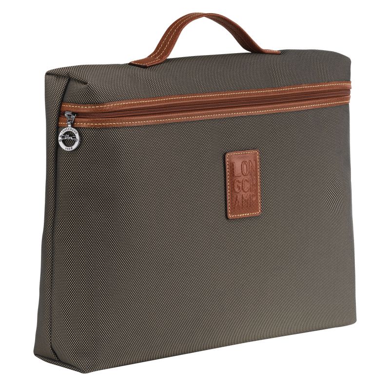 Longchamp Boxford S Men Briefcase Brown | Australia-782ZSLDHY