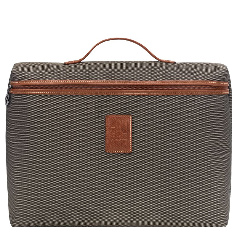 Longchamp Boxford S Men Briefcase Brown | Australia-782ZSLDHY
