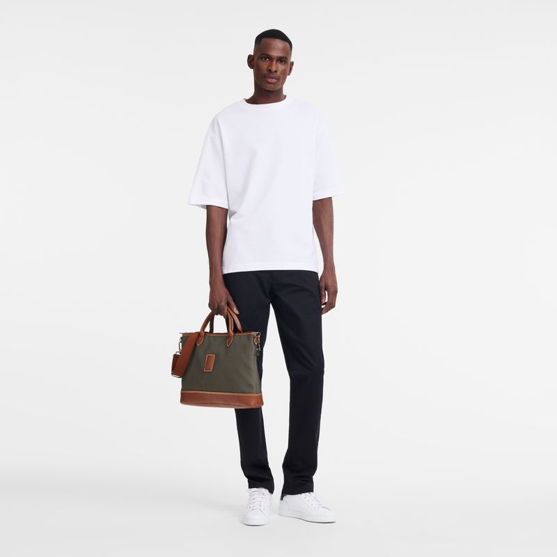 Longchamp Boxford S Men Briefcase Brown | Australia-471IWDPKS