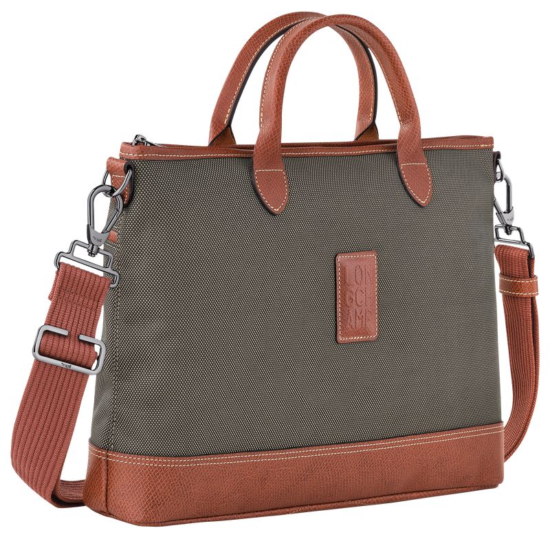 Longchamp Boxford S Men Briefcase Brown | Australia-471IWDPKS