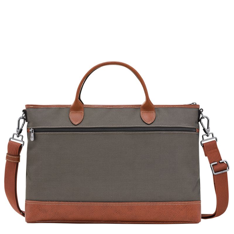 Longchamp Boxford S Men Briefcase Brown | Australia-471IWDPKS