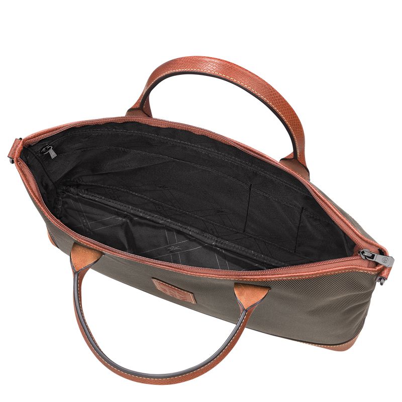 Longchamp Boxford S Men Briefcase Brown | Australia-471IWDPKS