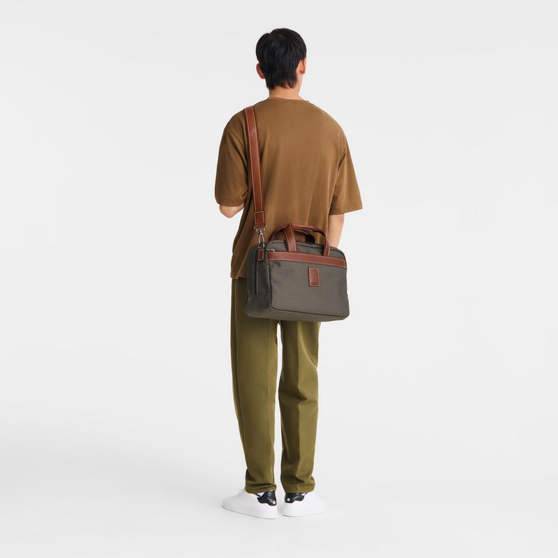 Longchamp Boxford S Men Travel Bag Brown | Australia-175EDVMTK