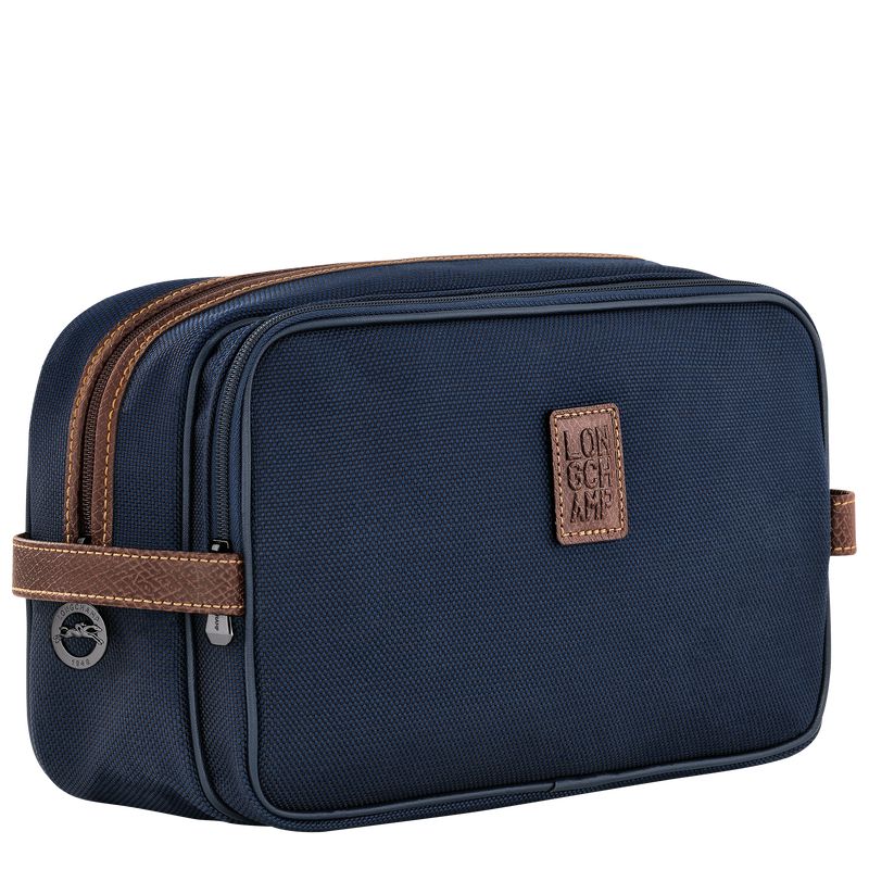 Longchamp Boxford Women Toiletry Bags Blue | Australia-298HLODNQ