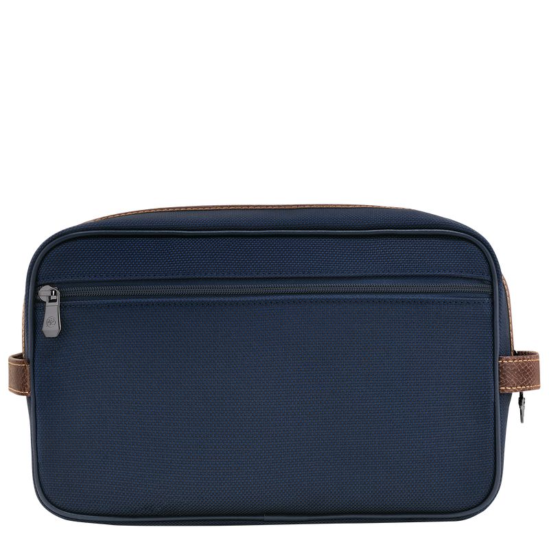 Longchamp Boxford Women Toiletry Bags Blue | Australia-298HLODNQ