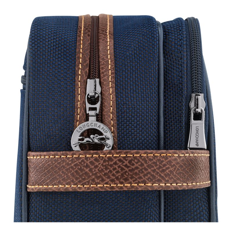 Longchamp Boxford Women Toiletry Bags Blue | Australia-298HLODNQ