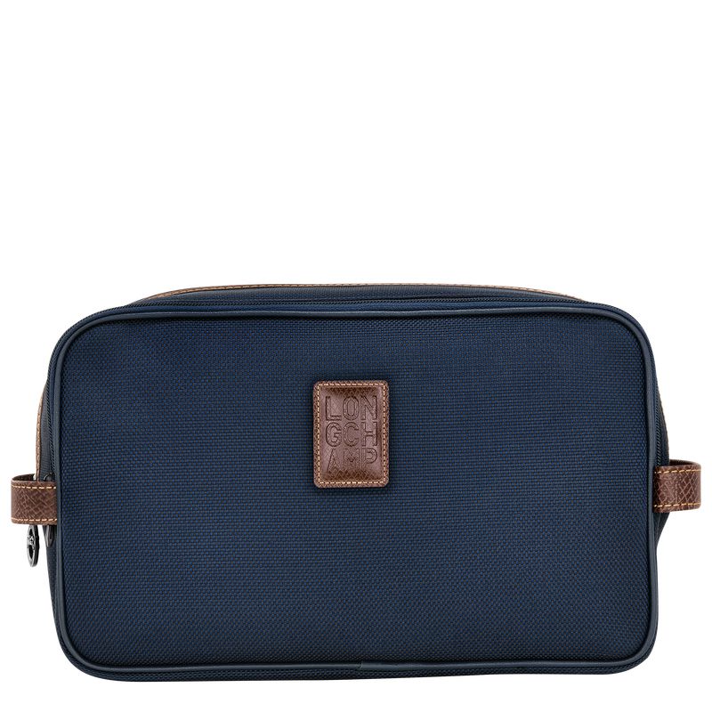 Longchamp Boxford Women Toiletry Bags Blue | Australia-298HLODNQ