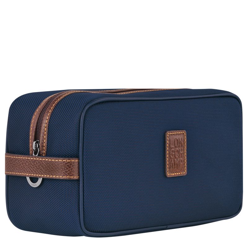 Longchamp Boxford Women Toiletry Bags Blue | Australia-025KJDXFT
