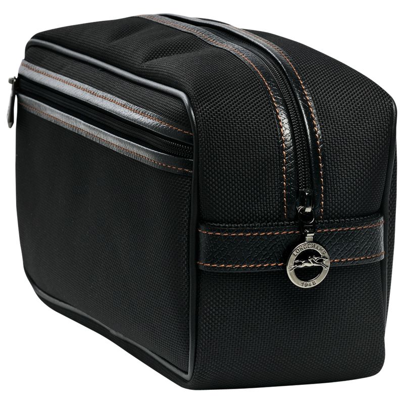 Longchamp Boxford Women Toiletry Bags Black | Australia-079WXATCQ
