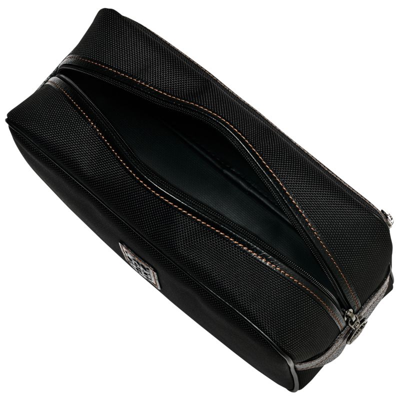 Longchamp Boxford Women Toiletry Bags Black | Australia-079WXATCQ