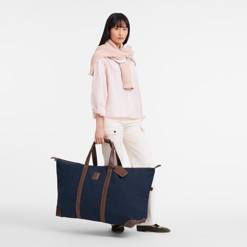 Longchamp Boxford Xl Women Travel Bag Blue | Australia-546OUPXNV