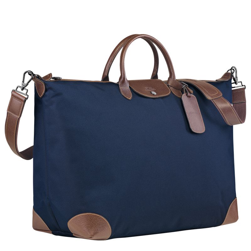 Longchamp Boxford Xl Women Travel Bag Blue | Australia-649NVIDXZ