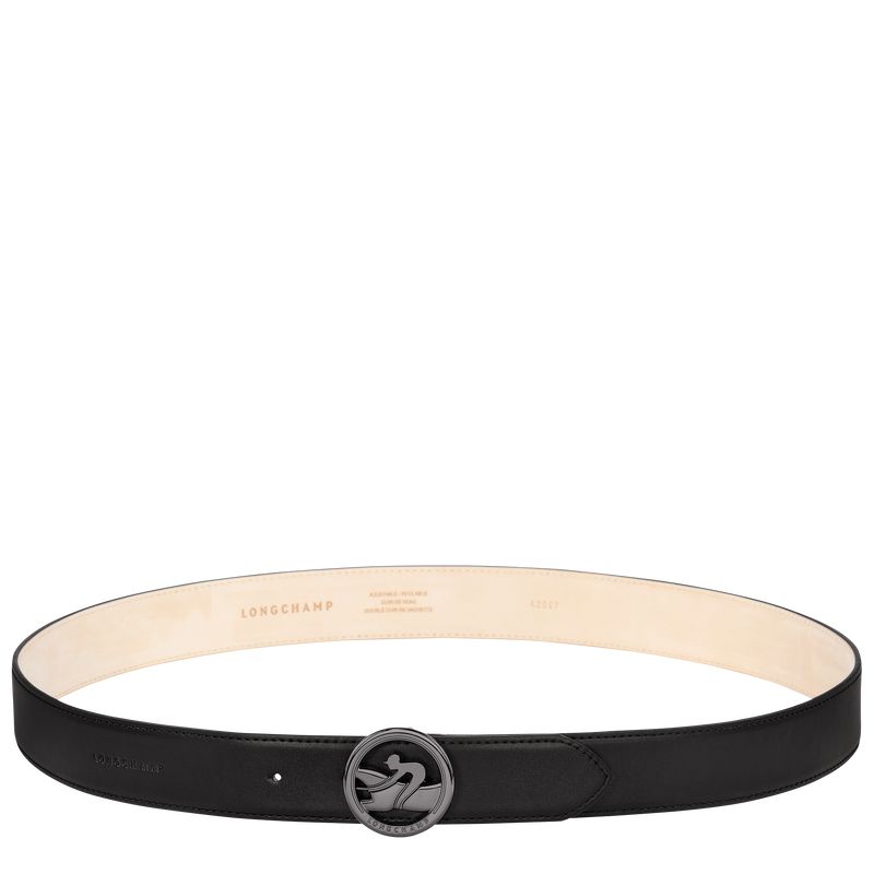 Longchamp Box-trot Men Belt Black | Australia-713ZVJBYH