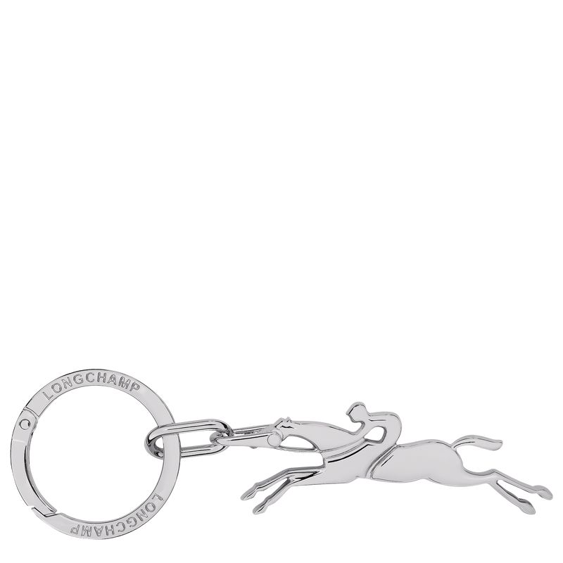 Longchamp Cavalier Men Key Rings Silver | Australia-053ZLWVPE