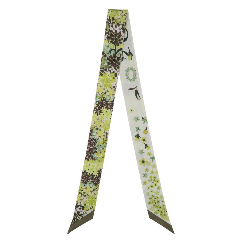 Longchamp Collier De Fleurs Women Headband Olive / Multicolor | Australia-180THPOIQ