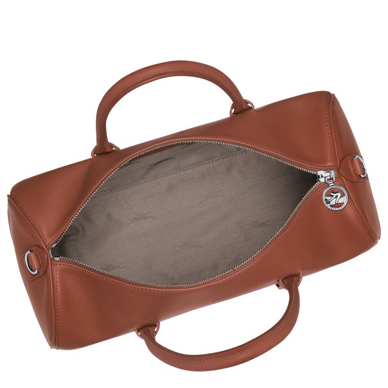 Longchamp Daylong L Women Handbag Brown | Australia-532YGWQFB