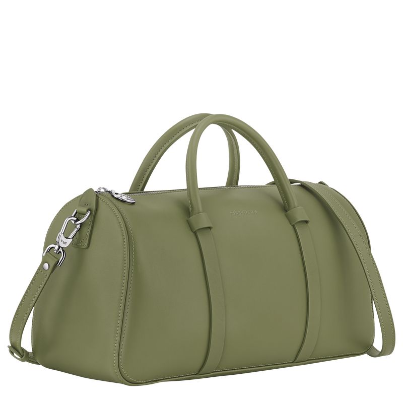 Longchamp Daylong L Women Handbag Green | Australia-391KIOEDG