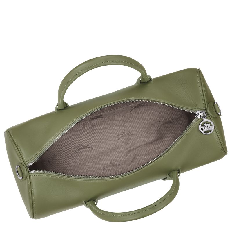 Longchamp Daylong L Women Handbag Green | Australia-391KIOEDG