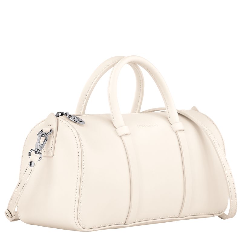 Longchamp Daylong M Women Handbag Cream | Australia-409GQEZXA