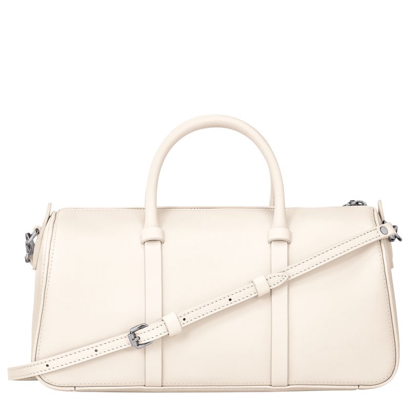 Longchamp Daylong M Women Handbag Cream | Australia-409GQEZXA