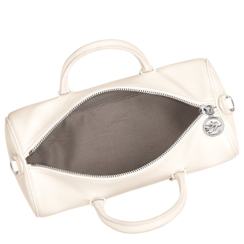 Longchamp Daylong M Women Handbag Cream | Australia-409GQEZXA