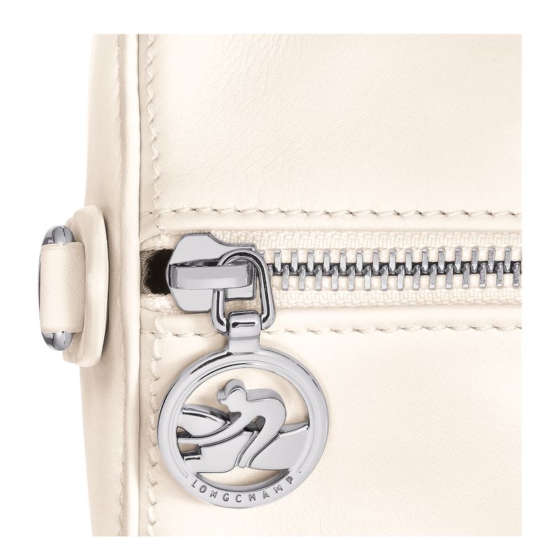 Longchamp Daylong M Women Handbag Cream | Australia-409GQEZXA