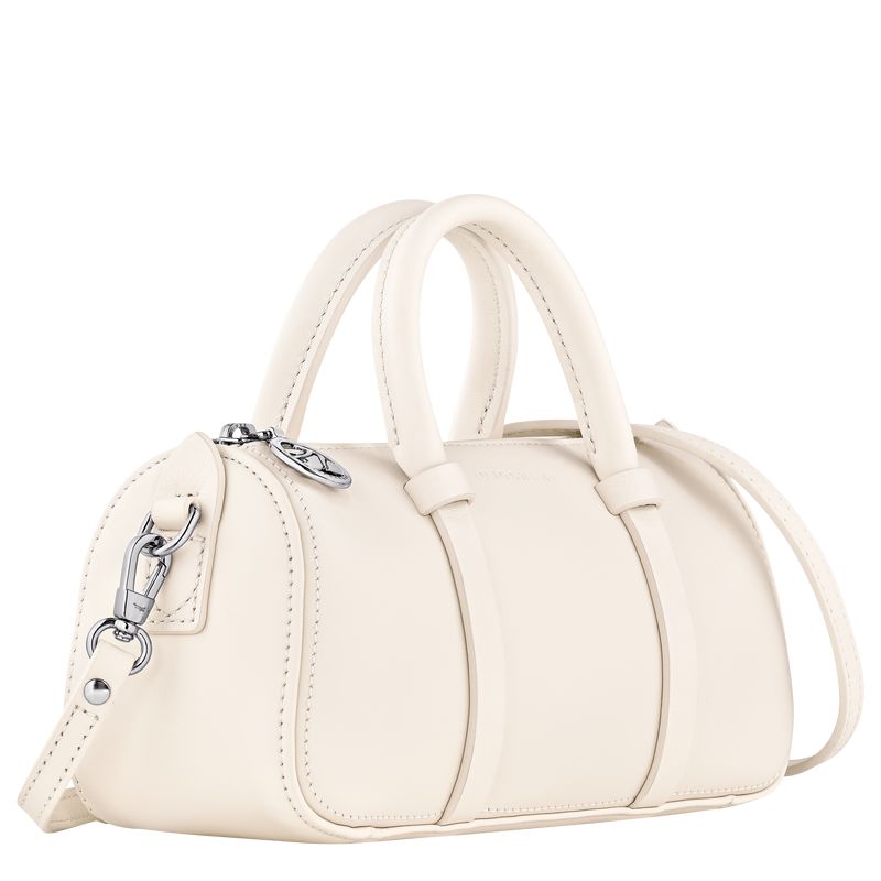 Longchamp Daylong S Women Handbag Cream | Australia-937HRIYSG