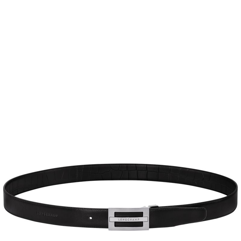 Longchamp Delta Box Men Belt Black | Australia-543VMJCAP