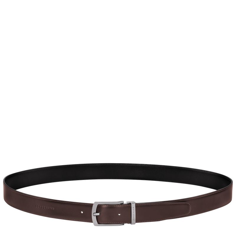 Longchamp Delta Box Men Belt Black / Beige | Australia-942MGPLZH