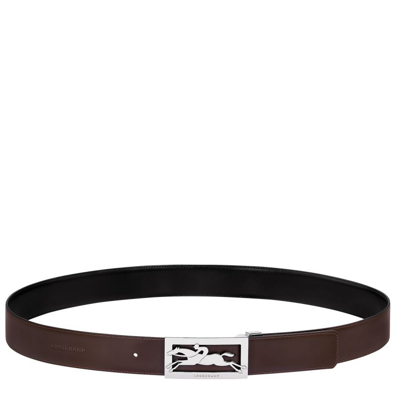 Longchamp Delta Box Men Belt Black / Beige | Australia-235ZSYQNC