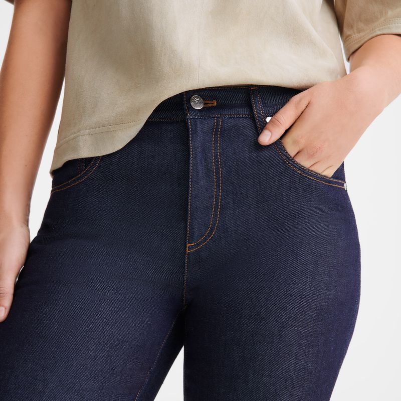Longchamp Denim Women Jeans Blue | Australia-160CHDZRT