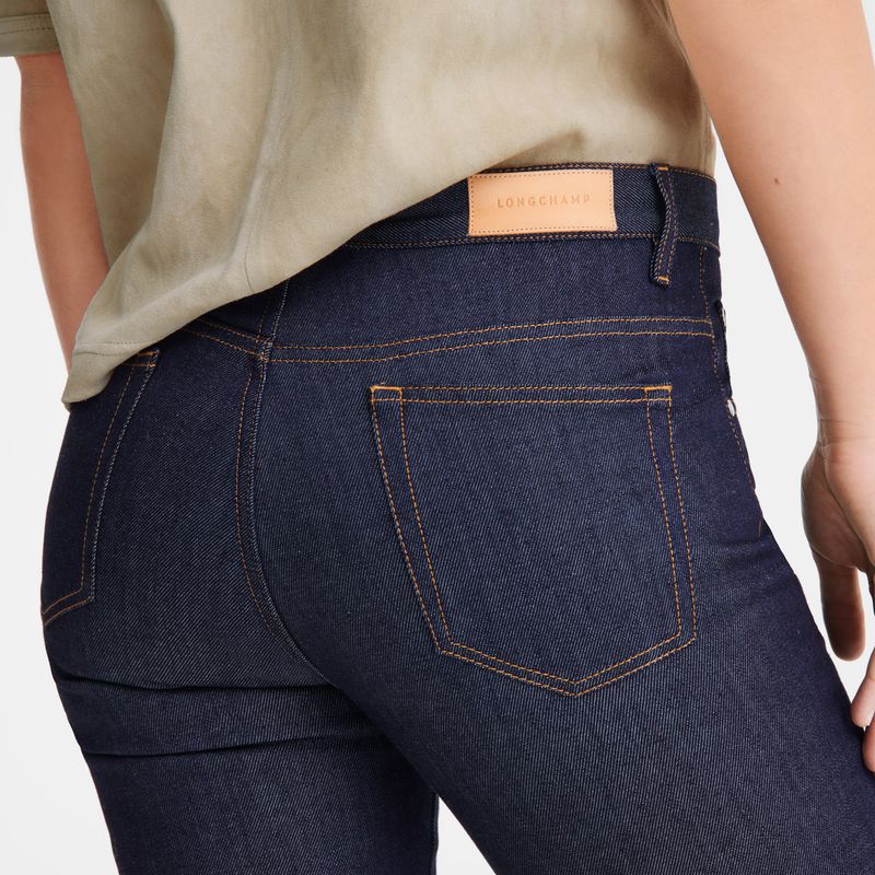 Longchamp Denim Women Jeans Blue | Australia-160CHDZRT