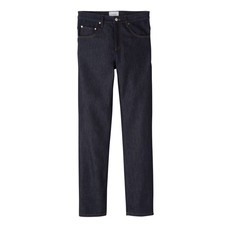 Longchamp Denim Women Jeans Blue | Australia-160CHDZRT