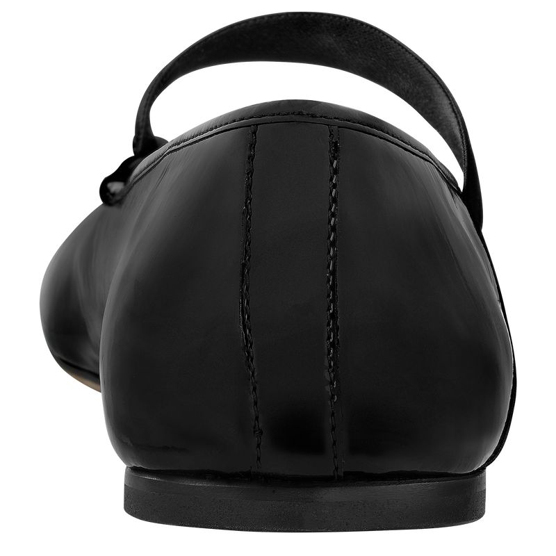 Longchamp Energy Women Ballerinas Black | Australia-238AYBKFI