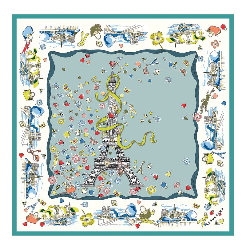 Longchamp Equestrian Tower 50 Women Scarf Multicolor | Australia-798AIFPDV