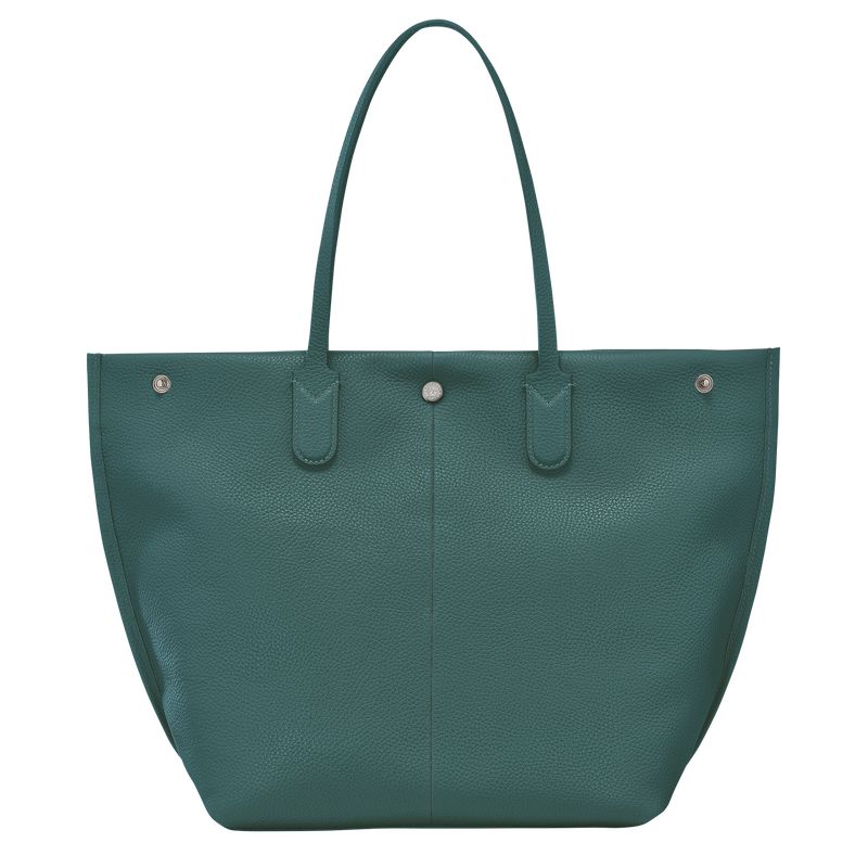 Longchamp Essential L Men Tote Bag Dark Green | Australia-086IMYQCS