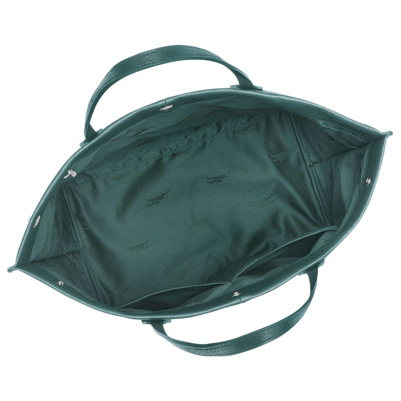 Longchamp Essential L Men Tote Bag Dark Green | Australia-086IMYQCS