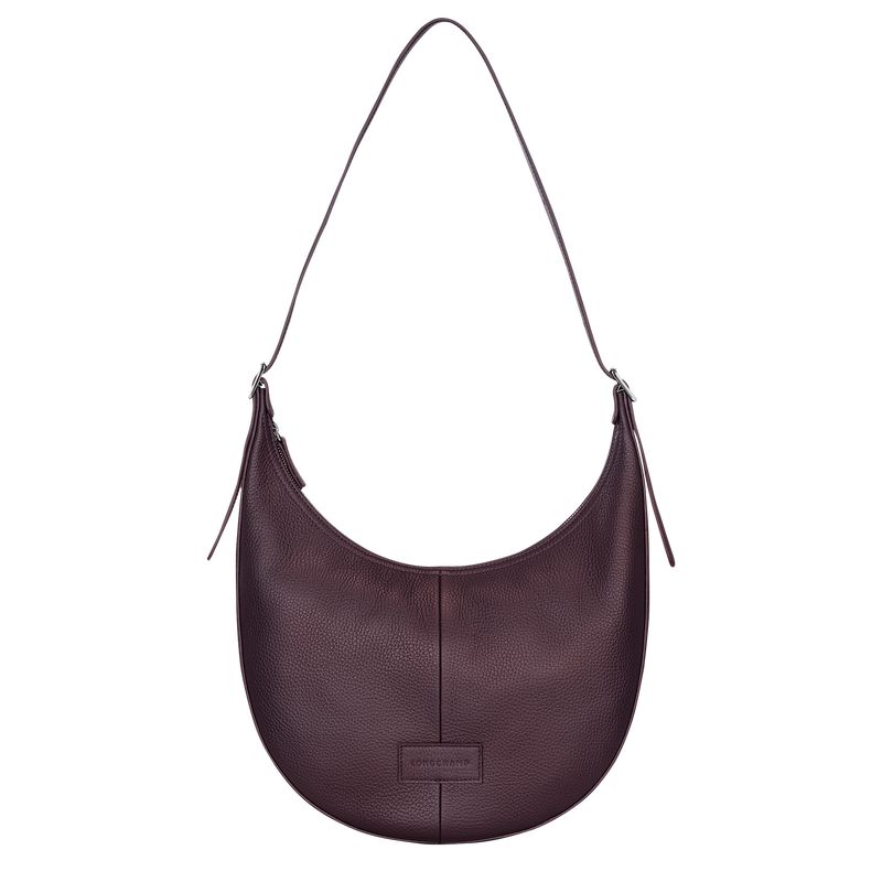 Longchamp Essential L Women Crossbody Bag Dark Purple | Australia-217NIARST