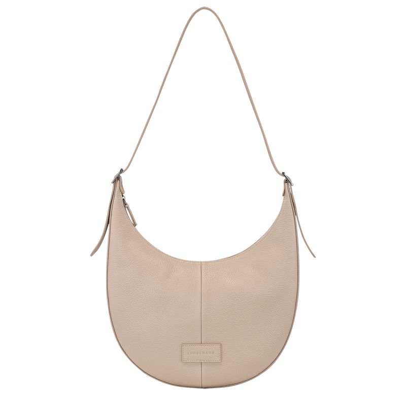 Longchamp Essential L Women Crossbody Bag Beige | Australia-936HTKCRX