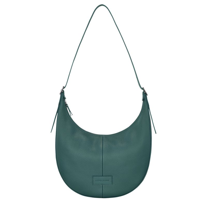 Longchamp Essential L Women Crossbody Bag Blue Green | Australia-546UKCMNH
