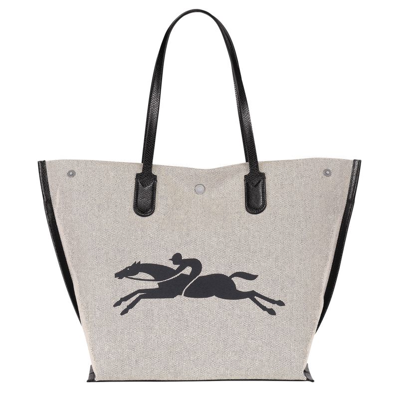 Longchamp Essential L Women Tote Bag Cream | Australia-691DQYEHP