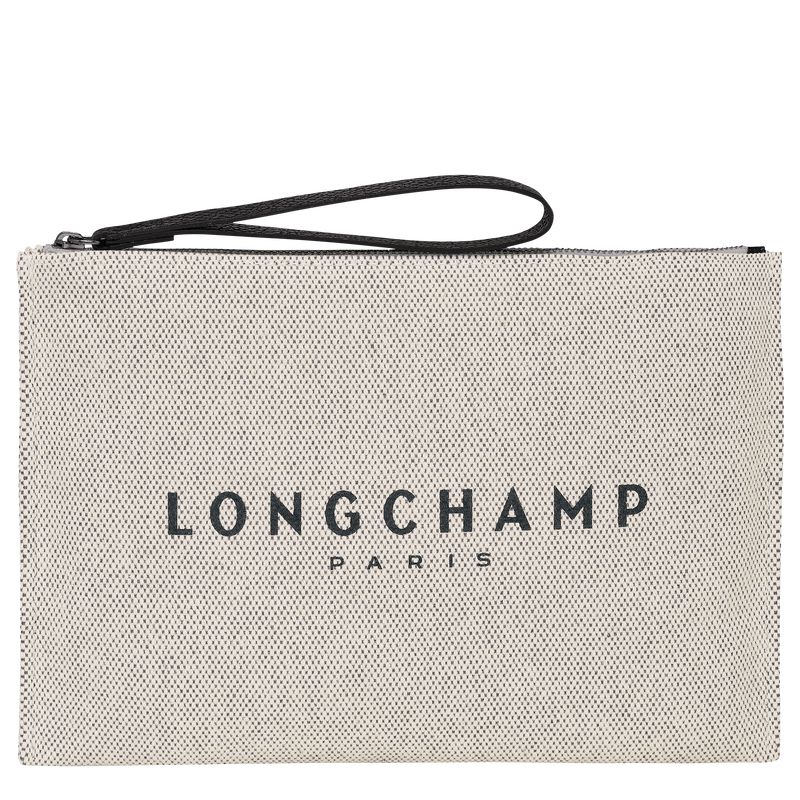 Longchamp Essential Men Pouch Cream | Australia-315KELJHX