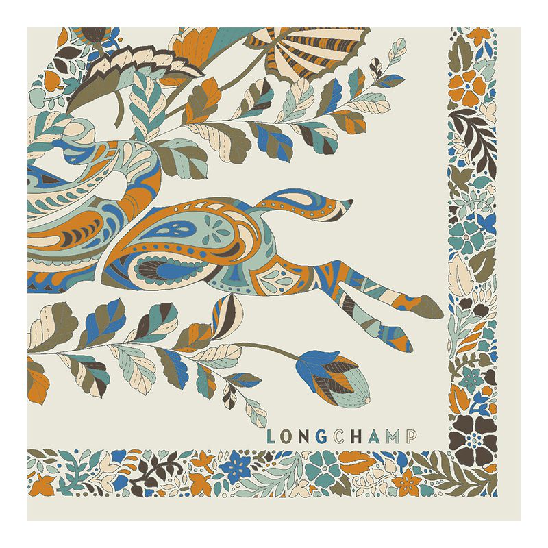 Longchamp Forêt 50 Women Scarf Multicolor | Australia-167IOTHFS
