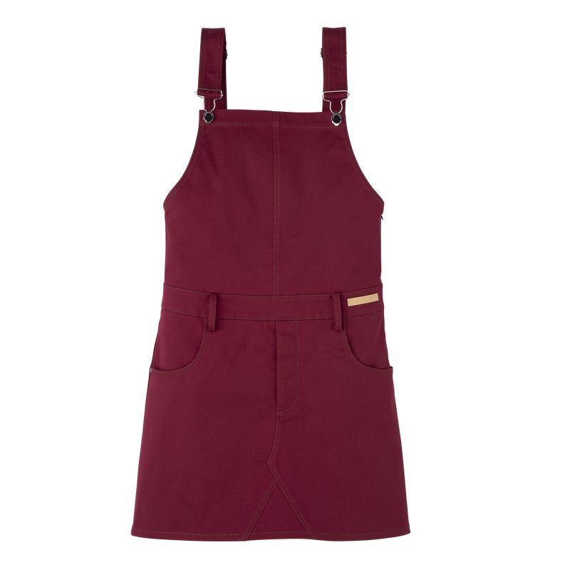 Longchamp Gabardine Women Dress Dark Red | Australia-962NUYFTO