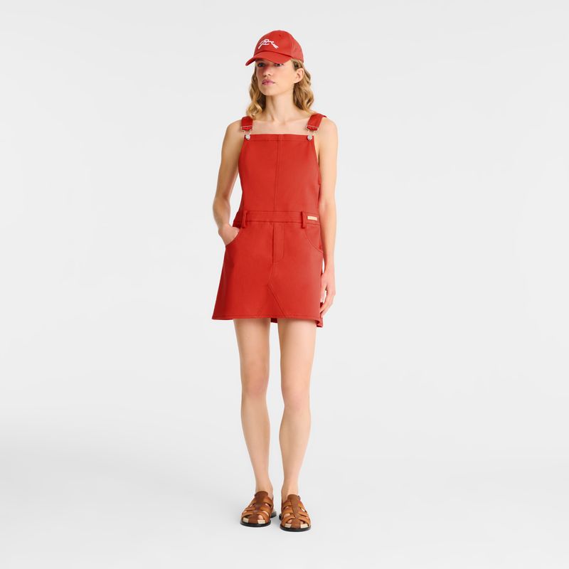 Longchamp Gabardine Women Dress Pink | Australia-726VQURJC