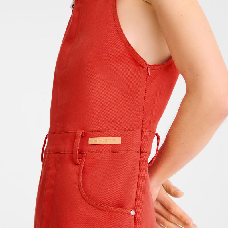 Longchamp Gabardine Women Dress Pink | Australia-726VQURJC