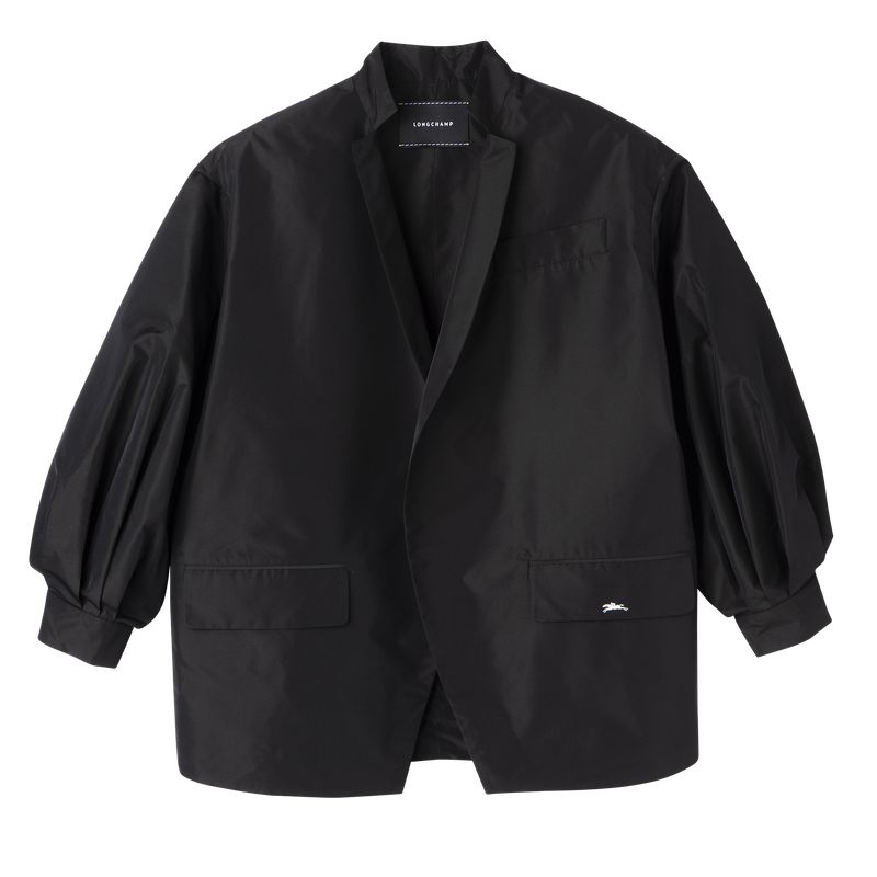 Longchamp Kimono Women Jacket Black | Australia-943OLCNQI