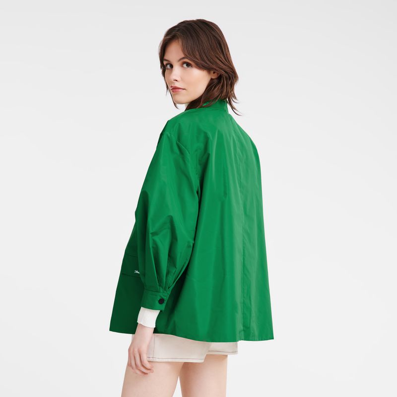 Longchamp Kimono Women Jacket Green | Australia-176XPMCHI